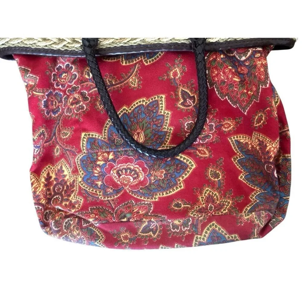 BRIGHTON Tri-Color Rita Woven Bag
